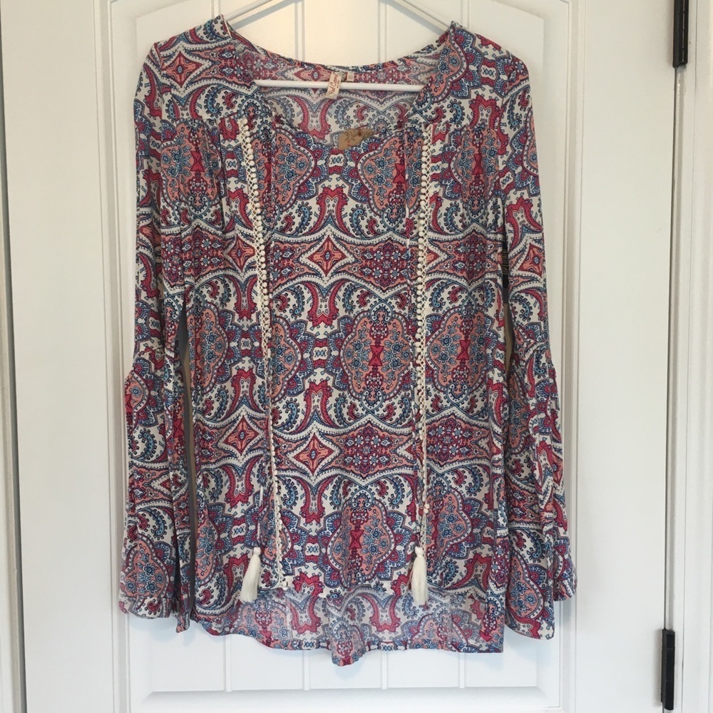 Red Camel Long Sleeve Top Size XS NWT